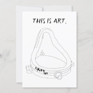 Marcel Duchamp's Fontän R.Mutt 1917 Inbjudningar