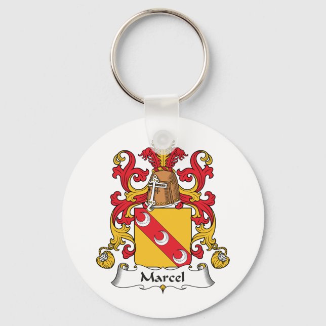 Marcel Family Crest Nyckelring (Framsida)