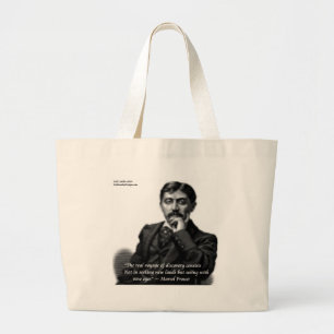 Marcel Proust & Berömd Citat Jumbo Tygkasse