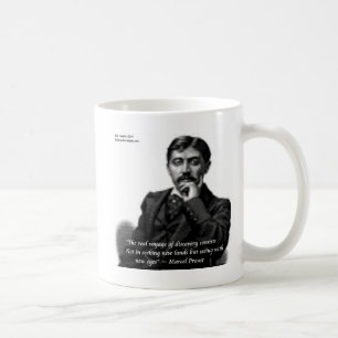 Marcel Proust & Berömd Citat Kaffemugg