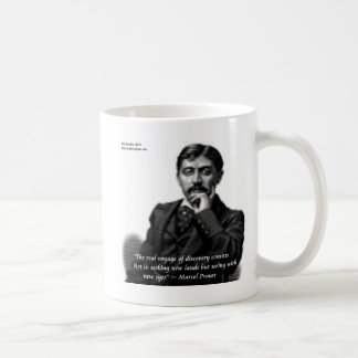 Marcel Proust & Berömd Citat Kaffemugg