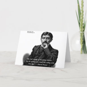 Marcel Proust & Berömd Citat Kort