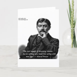 Marcel Proust & Berömd-offert Kort