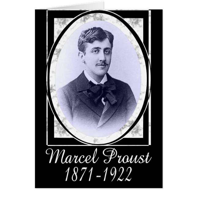 Marcel Proust Hälsningskort (Framsidan)