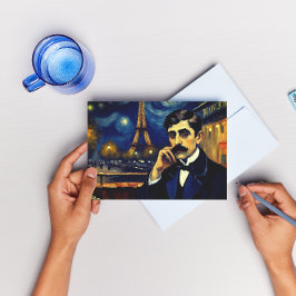 Marcel Proust i Paris - fantasi Helg Vykort