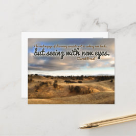 Marcel Proust inspirationsoffert "New ögon" Vykort