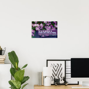 Marcel Proust-inspirationsofferten "tacksam" Poster