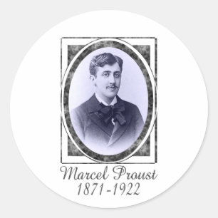 Marcel Proust Runt Klistermärke