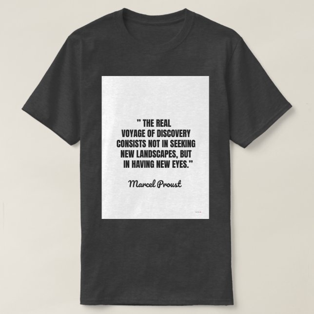 Marcel Proust T Shirt (Design framsida)