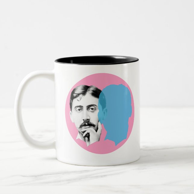 Marcel Proust Två-Tonad Mugg (Vänster)