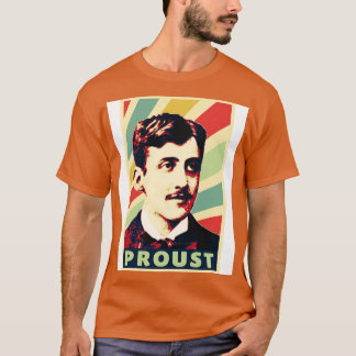 Marcel Proust Vintage Färg T Shirt