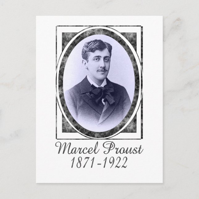 Marcel Proust Vykort (Framsida)
