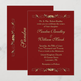 Marcella bröllopsinbjudan inbjudningar