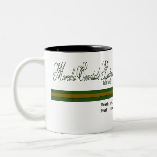 Marcella Essentials Boutique Logotyp Två-Tonad Mugg