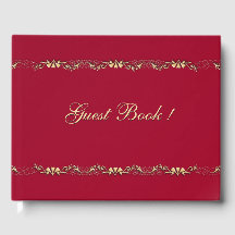 Marcella och Guld Design Guest Bok