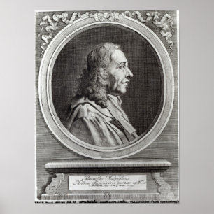 Marcello Malpighi åldras 67, 1694 Poster