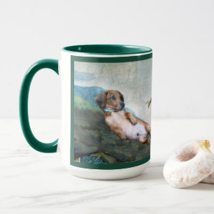 Marcello skapelsen av hunden 15 uns konstmugg mugg