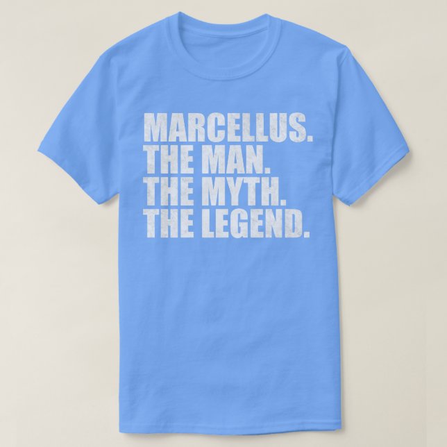 Marcellus Marcellus Namn Marcellus gav namn T Shirt (Design framsida)