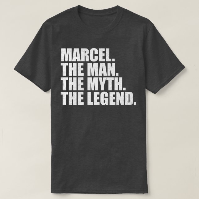 MarcelMarcel Namn Marcel gav namn T Shirt (Design framsida)