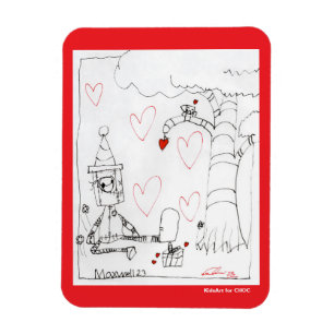 Marcenivos hjärta - KidsArt för CHOC Magnet