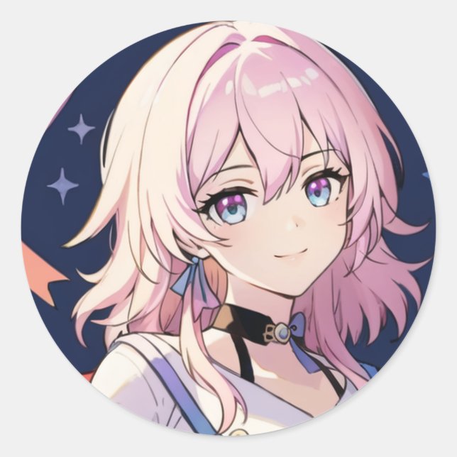 March 7th HSR Runt Klistermärke (Framsida)