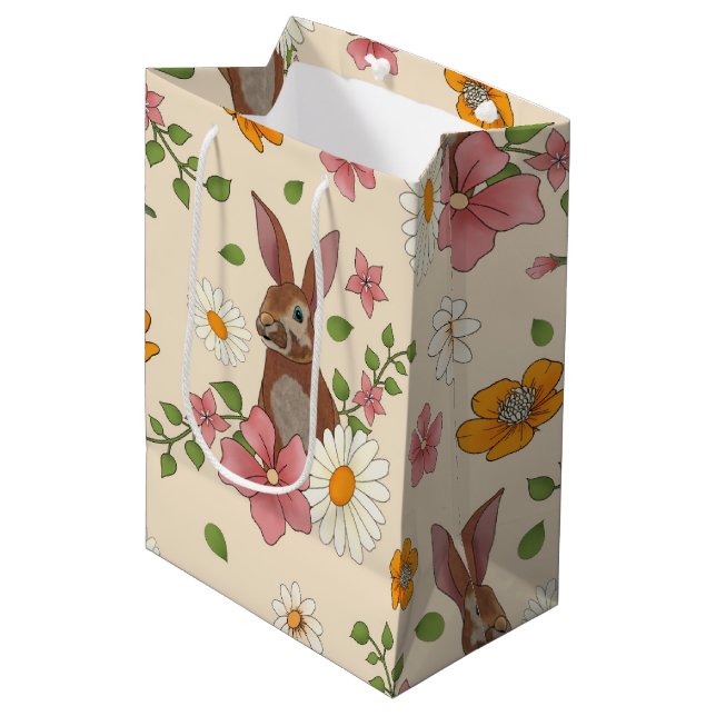 March Hare Gift Bag (Framsidan Vinklad)