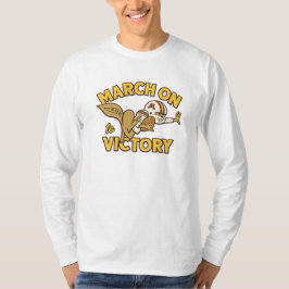 March On to Victory Retro Fotboll T-Shirt