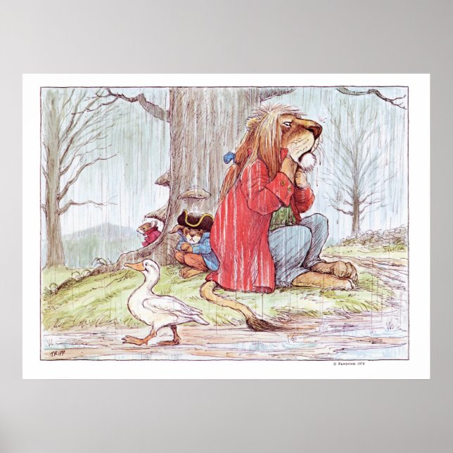 March Rain by Wallace Tripp Poster (Framsidan)