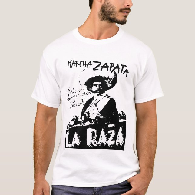 Marcha Zapata Tee Shirt (Framsida)