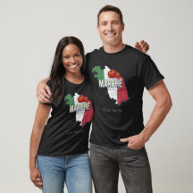 Marche Italien Retro Regionen Karta Vintage Souven