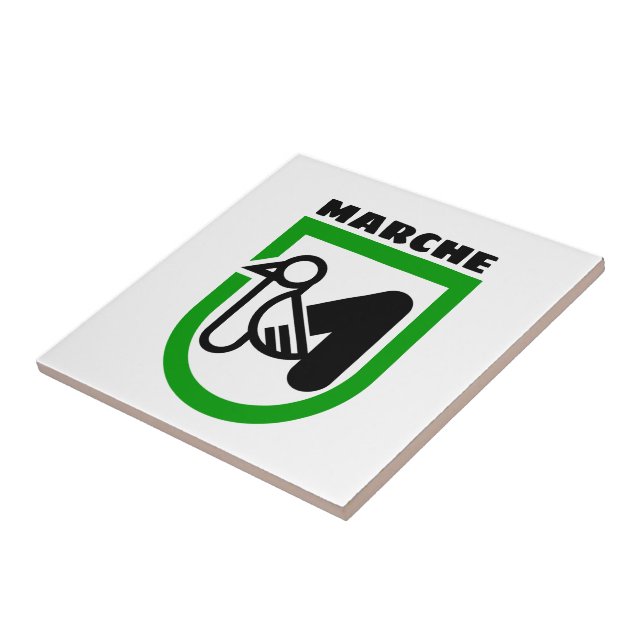 Marche vapen (Italien) Kakelplatta (Sidan)