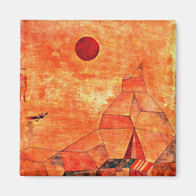 Marchen, populär Paul Klee-målning Magnet (Framsidan)