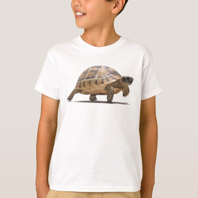 Marcherande Sköldpadda Sinnesro T Shirt (Framsida)