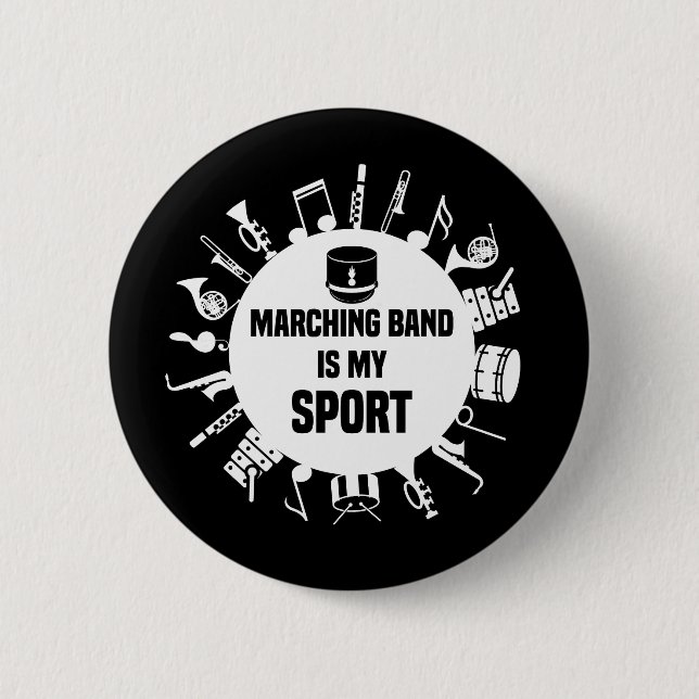 Marching Band är min sport Knapp (Framsida)