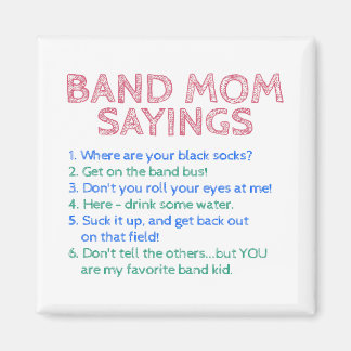 Marching Band - Band Mamma Ord Magnet