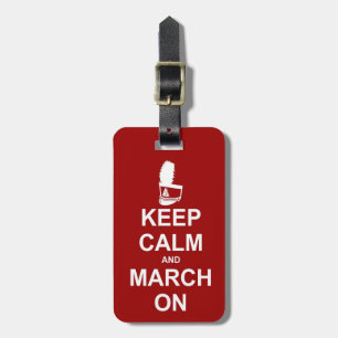 Marching Band Behålla Lugn och mars På Bagagebricka