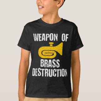 Marching Band Brass Destruction Funny Tuba T Shirt