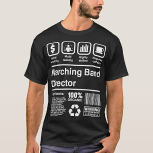 Marching Band Director Gifts Funny T Shirt