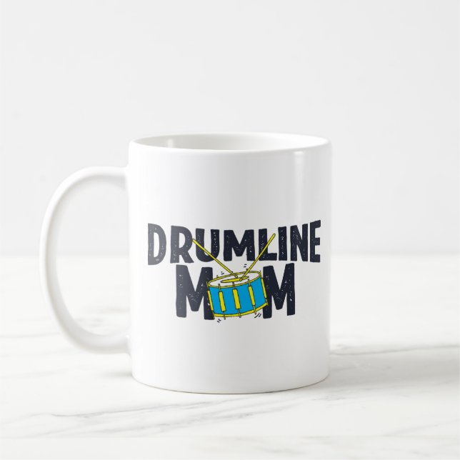 Marching Band Drum Corps Drumline Mamma Kaffemugg (Vänster)