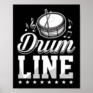 Marching Band Drum Corps Drumline Mamma Poster