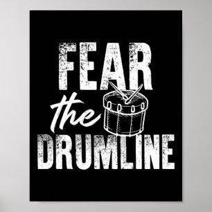 Marching Band Drum Corps fruktar Drumline Poster