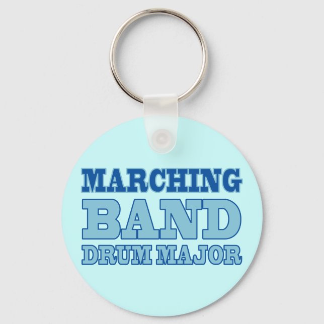 Marching Band Drum Major Keychain Nyckelring (Framsida)