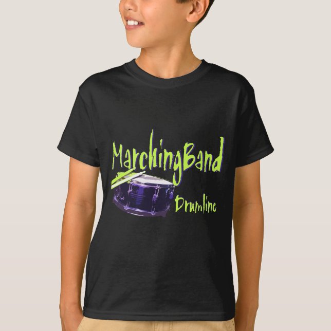 Marching Band Drumline T-shirt (Framsida)