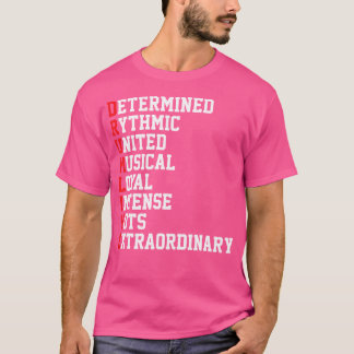 Marching Band Drums Drumline T Shirt