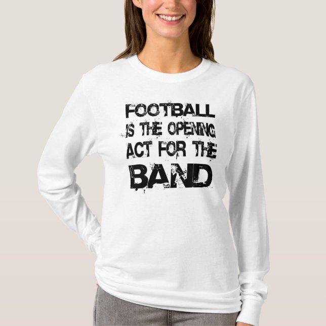 Marching Band Football Open Act för bandet T-shirt (Framsida)