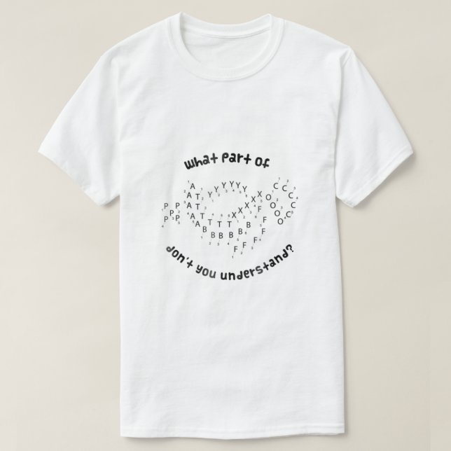 Marching Band Funny Drill Chart Director Music Gif T Shirt (Design framsida)