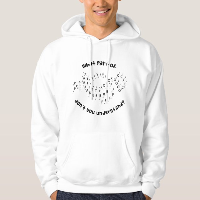 Marching Band Funny Drill Chart Director Music Hoodie (Framsida)