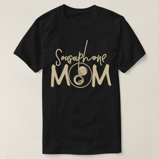 Marching Band Funny Sousaphone Mamma T Shirt (Design framsida)