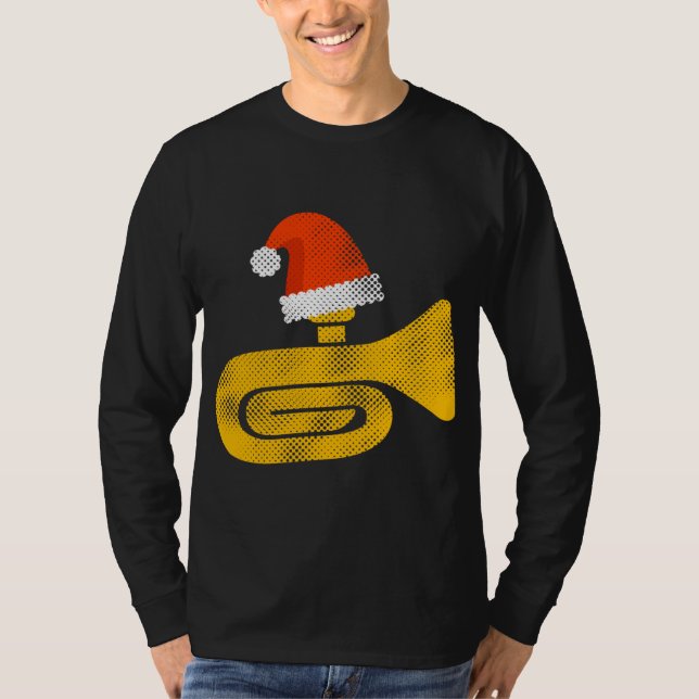 Marching Band Funny Tuba T Shirt (Framsida)