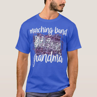 Marching Band Grandma Band Member Grandmother  T Shirt
